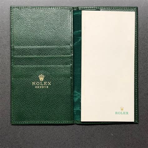 Tarjetero ROLEX Card Holder Notes 